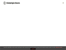 Tablet Screenshot of fisioterapiaclavera.com